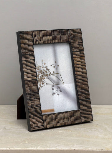 4x6 Resin Horn Photo Frame