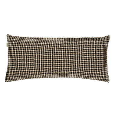 14x31 Classic Houndstooth Brown Pillow