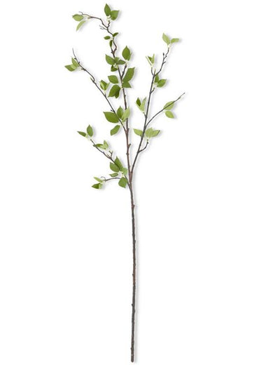 46" Green Leaf Branch