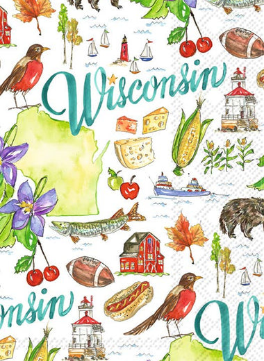 Wisconsin Guest Towel Napkin