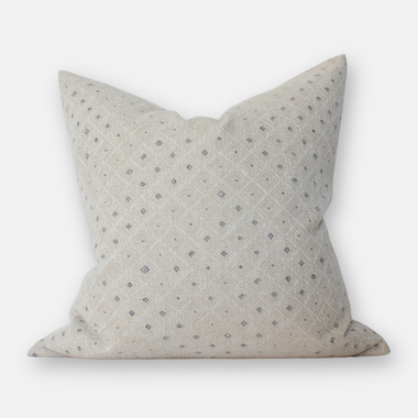 22x22 Neutral Ivory Dotted Pillow Cover