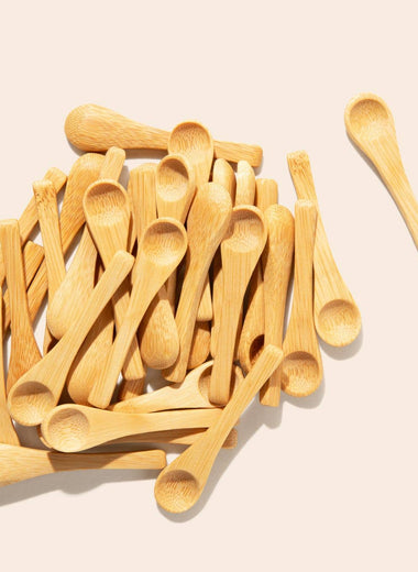 Mini Bamboo Spice or Jam Spoon