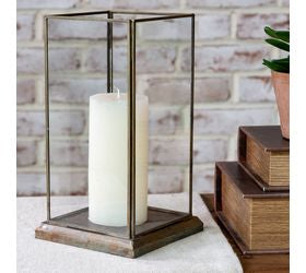 10.5" Aged Antique Glass Displayer