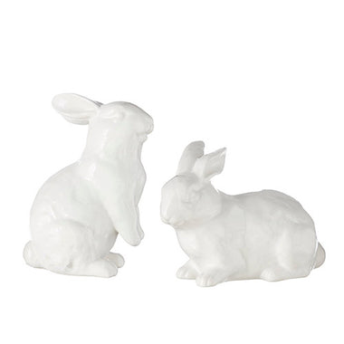 4" White Bunny
