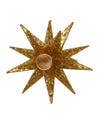 12" Gold Moravian Star Tree Topper