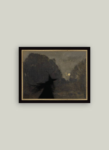 7x9 Midnight Witch Framed Art