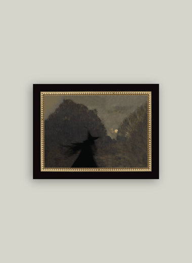 4x6 Midnight Witch Framed Art