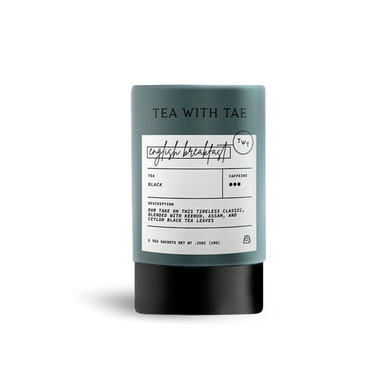 English Breakfast Black Tea Mini Tea Tube Gift (5 tea bags)