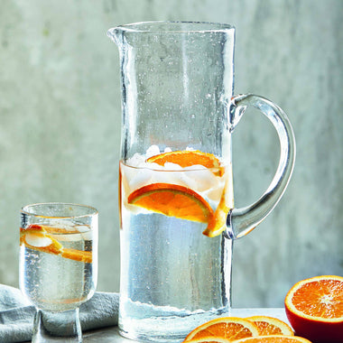 Bubble Glass Tall Pitcher