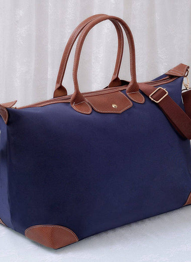 Marisa Nylon Duffel/Weekender Bag - Navy
