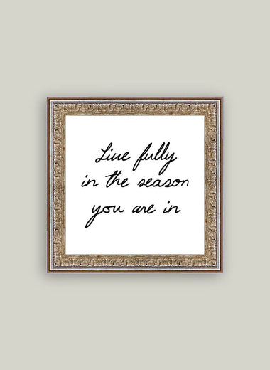 9x9 Live Fully Framed Art