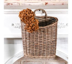 Grey Willow Hanging Basket