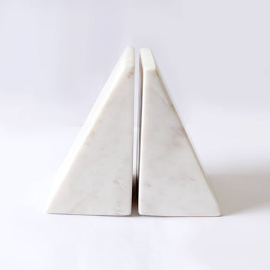 Set of 2 Marble Bookends