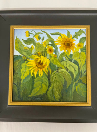 Fine Art from Susan Sanford - "Sunflowers, The End Of A Season"