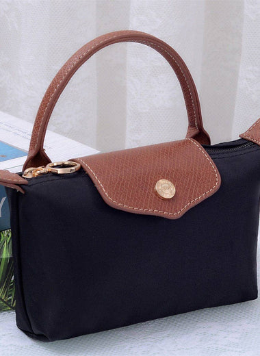 Penny Nylon Mini Crossbody Bag - Black