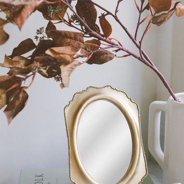 8x10 Gold Dots On Edge Mirror