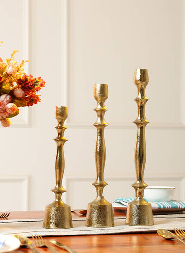 Gold Taper Candle Holder