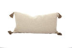 16x35 Herringbone Taupe Pillow