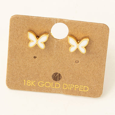 Mini Butterfly Stud Earrings
