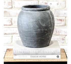 9" Black Line Vase
