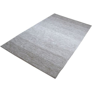 5' x 8' Striped Gray Rug