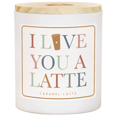 Love You A Latte Candle