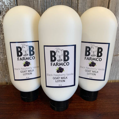 Black Raspberry Vanilla Goat Milk Lotion - 8 oz