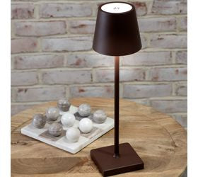 Rechargeable Brown LED Lamp