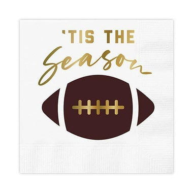 'Tis the Season Football Cocktail Napkins