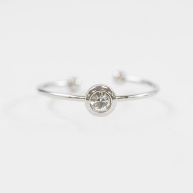 Circle Charm Adjustable Ring