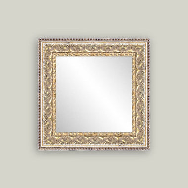 6x6 Fancy Gold Framed Mirror