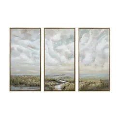 30x60 Cape Days Triptych Art Set/3