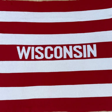Wisconsin Multi-Stripe Throw