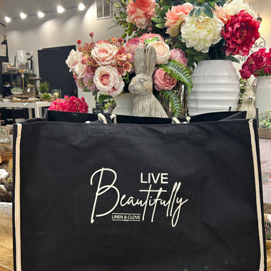 Linen & Clove Black Tote