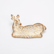 8" Cast Iron Deer Tray