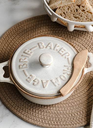 Speckled Brie Baker w/ Spreader