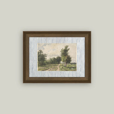 16x12 Provence Landscape Art in Frame