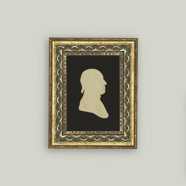 5x7 Silhouette of a Man Art in Frame