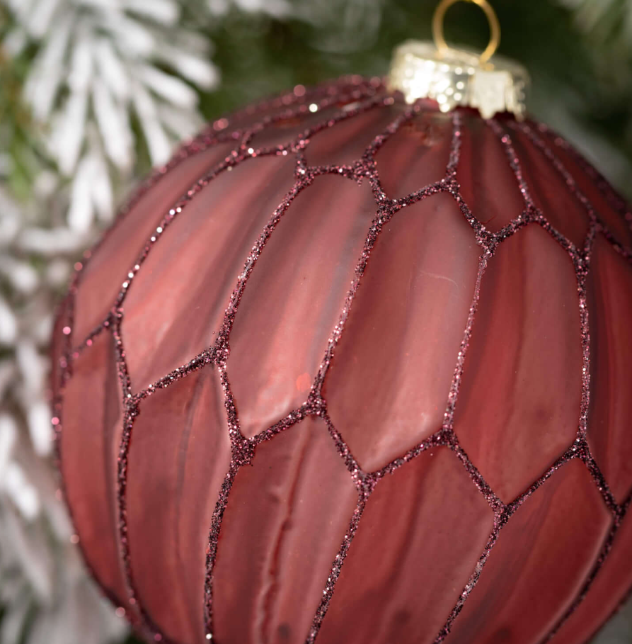 Elegant Ball Ornament- Three Colors