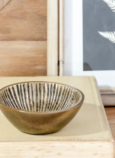 Antique Brass Dish