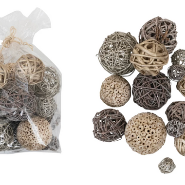 Dried Natural Ball Mix in Bag