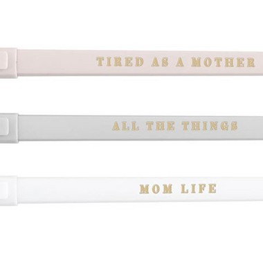 Soft Touch Pen Set - Mom