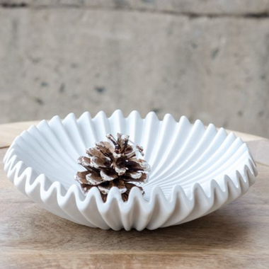 Matte White Deco Dish