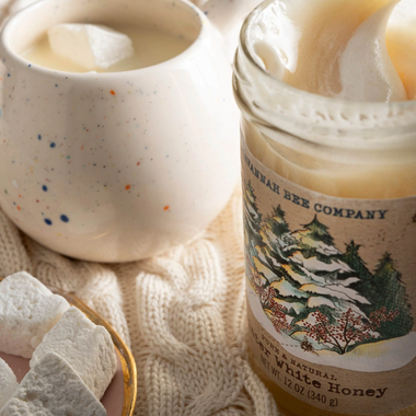 3 oz Winter White Whipped Honey