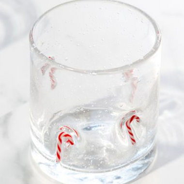 Candy Cane Glass