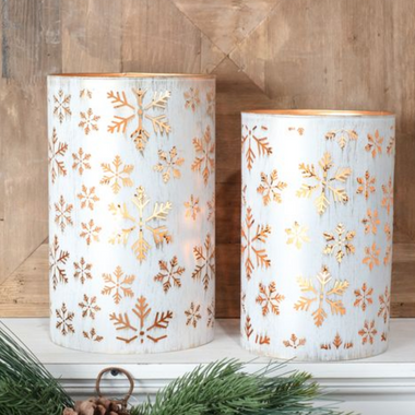 White Snowflake Lantern