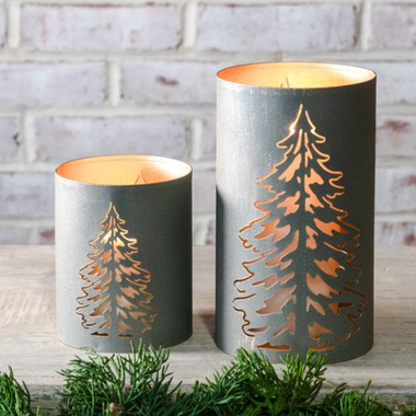 Evergreen Sage Tree Lantern