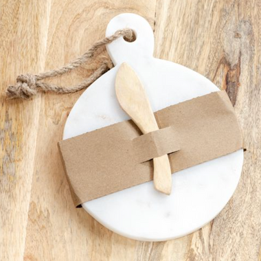 Small Marble Serving Board Set