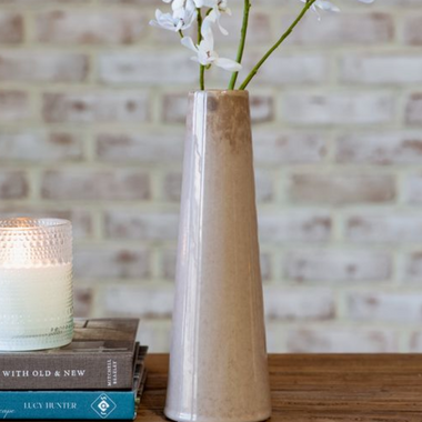 10" Tricolor Artisan Vase