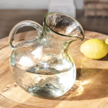Clear Glass Pitcher